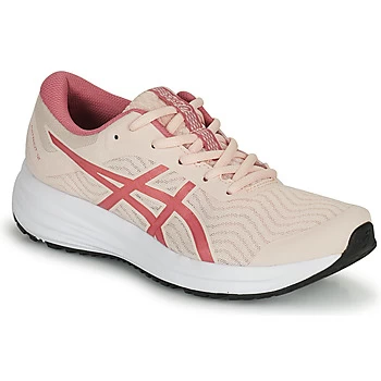 Image of Asics PATRIOT 12 womens Running Trainers in Pink.