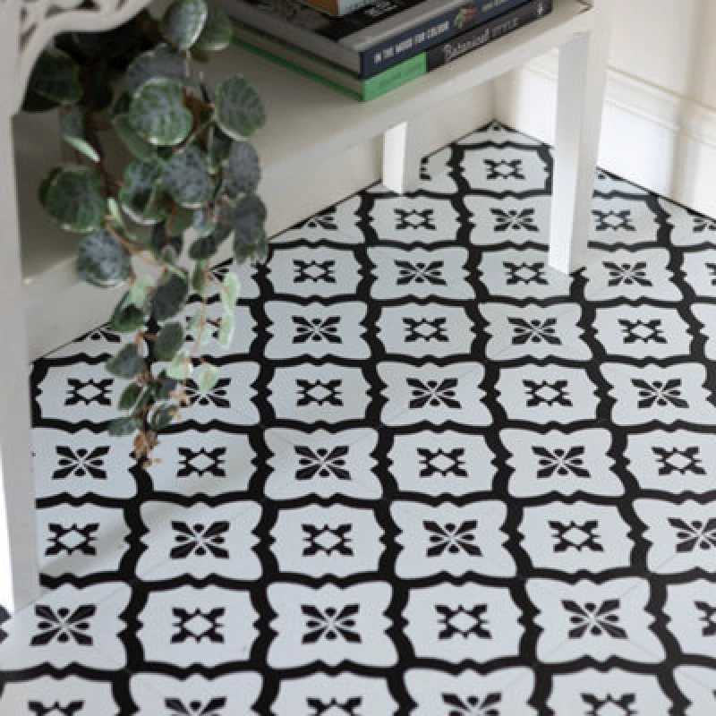 Image of Fine Decor Floor Pops Comet Self Adhesive Vinyl Floor Tiles Pack Of 20 (1.86Sqm)