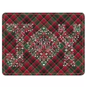 Image of Denby Christmas Joy Placemats, Red, Set of 6