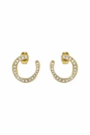 Image of Adore Jewellery Organic Circle Hoop Earrings JEWEL 5419378