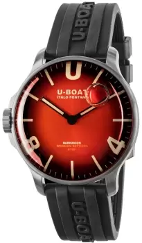 Image of U-Boat Watch Darkmoon 44 Cardinal Red SS