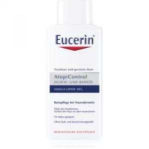 Image of Eucerin AtopiControl Shower And Bath Oil For Dry And Itchy Skin 400ml