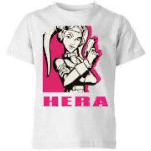Image of Star Wars Rebels Hera Kids T-Shirt - White - 3-4 Years