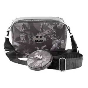 Image of Marvel IBiscuit Shoulder Bag & Cookie Mini Purse Batman Logo