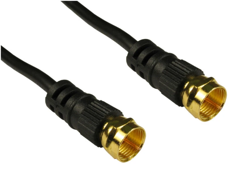 Image of Cables Direct Cables Direct F M/M, 10m coaxial cable Black 2FK-10