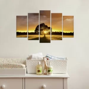 Image of 5MX-15 Multicolor Decorative MDF Painting (5 Pieces)