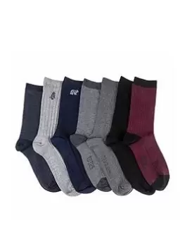 Image of Totes 7 Days Of The Week Socks Boxed Gift Set - Multi