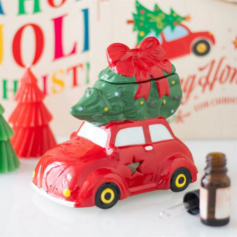 Image of Something Different Car With Christmas Tree Oil Burner