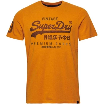 Image of Superdry Vintage T Shirt - Gold