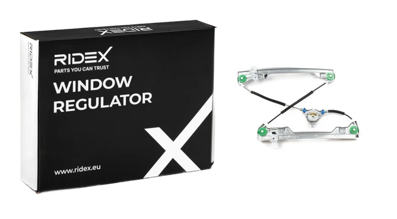 Image of RIDEX 1561W0028 Window regulator Right Front, Operating Mode: Electric, without electric motor Window Winder (1561)