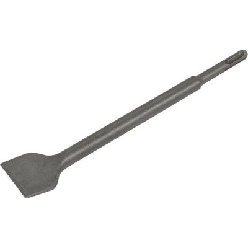 Image of Loops 40 x 250mm Wide Cranked Impact Chisel - SDS Plus Shank - Demolition Hammer Metallics