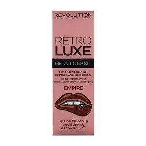 Image of Makeup Revolution Retro Luxe Kits Metallic Empire Gold