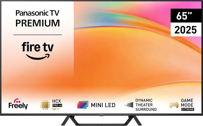 Image of Panasonic W95B 65" 4K Ultra HD MiniLED Smart Fire Freely TV [2025] - TV-65W95BEB