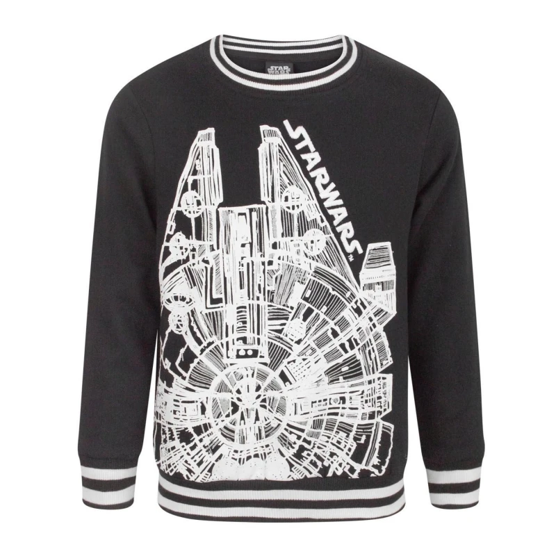Image of Star Wars Sweatshirt Black male