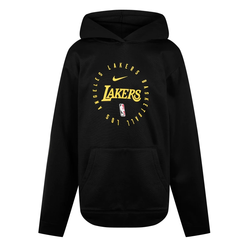 Image of Nike NBA Lakers Hoodie Juniors - Black 7 - 8 Years