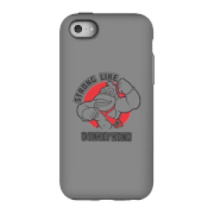 Image of Nintendo Donkey Kong Strong Like Donkey Kong Phone Case - iPhone 5C - Tough Case - Matte