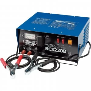 Image of Draper Expert BCS230B Automotive Battery Starter and Charger 12v or 24v