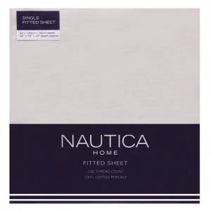 Image of Nautica Fitted Sheet - Cream