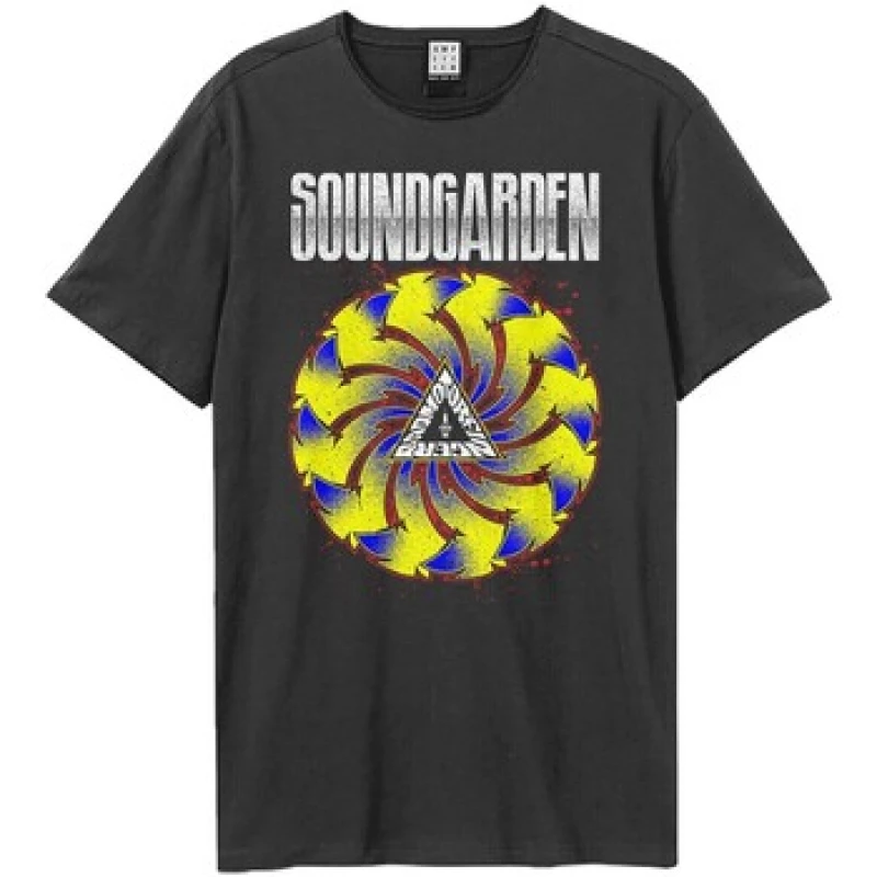 Image of Amplified Amplified Men Badmotorfinger Soundgarden T-Shirt in Charcoal Size: X-Small Charcoal XS Male 5063527542311