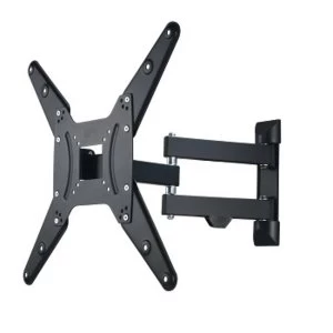 Image of Hama FULLMOTION TV Wall Bracket, 1 star, 400x400, 165cm (65"), 2 arms, black