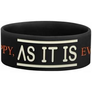 Image of As It Is - Logo Bracelet One Size - Black