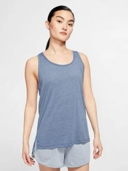 Image of Nike Yoga Layer Tank Top - Blue