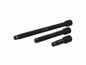 Image of Silverline 913899 75, 150 250mm Impact Extension Bar Set 1/2in 3pce