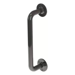 Image of Rothley 25Mm 305Mm Gun Metal - Steel Grab Rail