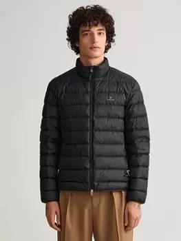 Image of GANT Down Fill Padded Jacket - Black, Size 3XL, Men