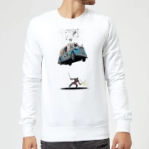 Image of Marvel Deadpool Ice Cream Sweatshirt - White - XXL