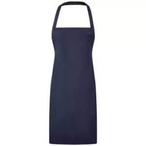 Image of Premier Ladies/Womens Essential Bib Apron / Catering Workwear (One Size) (Navy) - Navy
