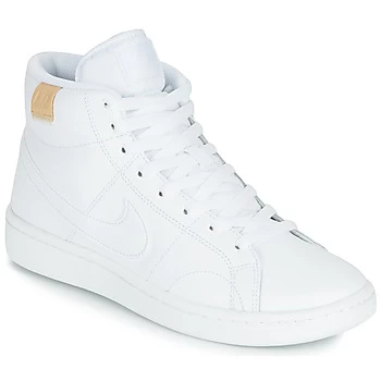 Image of Nike COURT ROYALE 2 MID womens Shoes Trainers in White