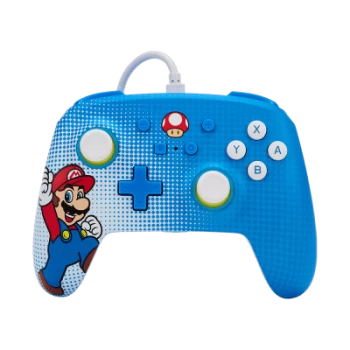Image of Switch Enhanced Wired Controller - Mario Pop Art for Switch