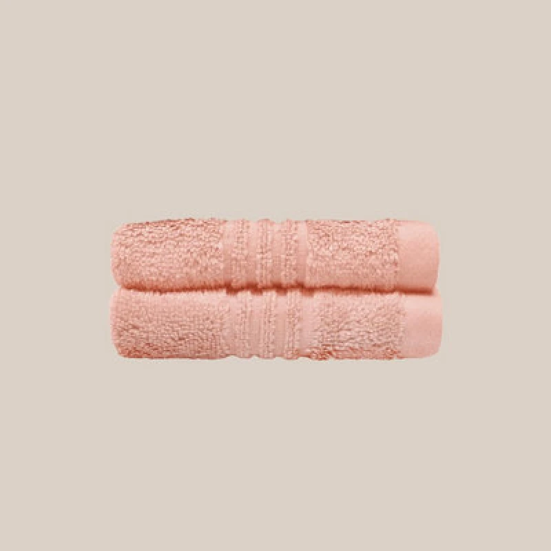 Image of Misona Ultra Soft Bamboo Face Cloths Pack Of 2 - Blush