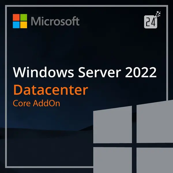 Image of Microsoft Windows Server 2022 Datacenter Core AddOn 4 Core