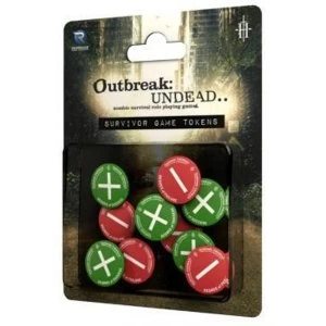 Image of Outbreak Undead 2nd Edition Survivor's Tokens: The Survival Horror Simulation RPG
