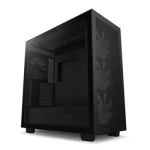 Image of NZXT H7 Flow RGB Black Mid Tower Tempered Glass PC Gaming Case
