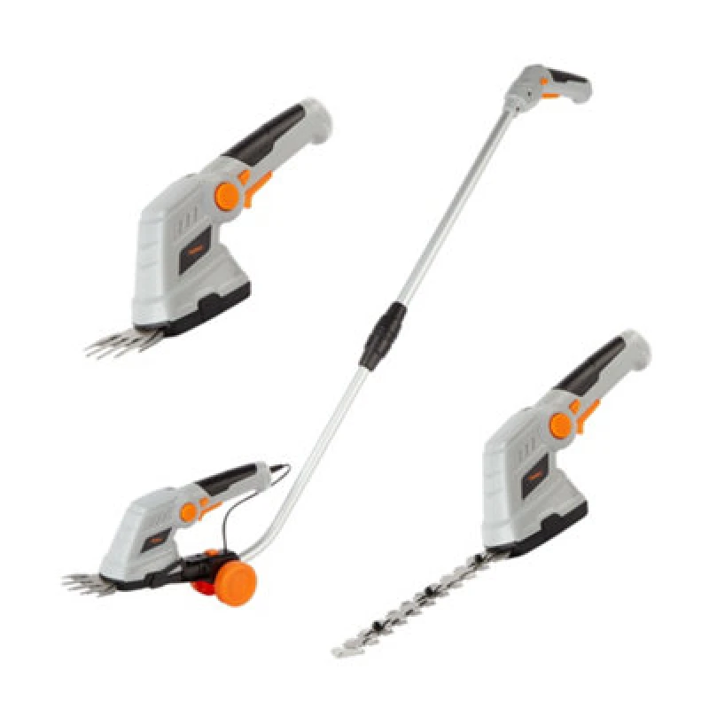 Image of VonHaus 2 in 1 Electric 7.2V Cordless Grass and Hedge Trimmer Grey