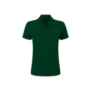 Image of SG Ladies/Womens Polycotton Short Sleeve Polo Shirt (XL) (Bottle Green)