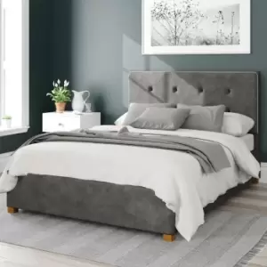 Image of Aspire Presley Ottoman Bed, Kimyo Linen Granite Single