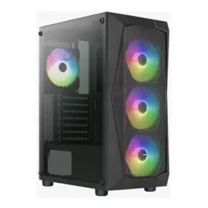Image of Aerocool Falcon V2 Midi-Tower - Acrylglas schwarz - Mini tower - ATX