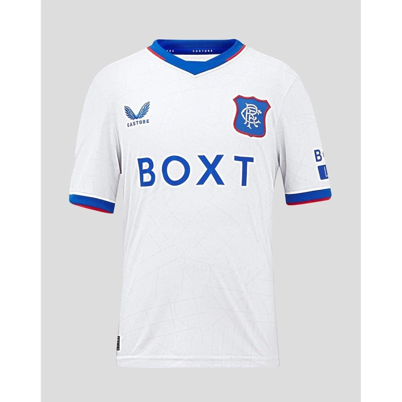 Image of Castore Rangers Away Shirt 2024 2025 Juniors - Grey Grey 7 - 8 Years