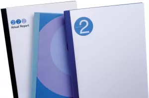 Image of GBC LeatherGrain A4 Thermal Binding Covers 3mm 250gsm PVCLeathergrain