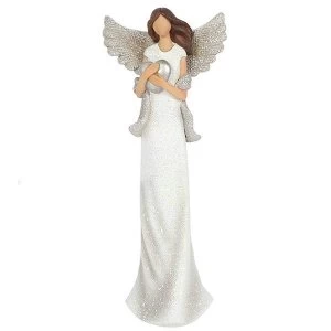 Image of Amara Medium Glitter Angel Ornament