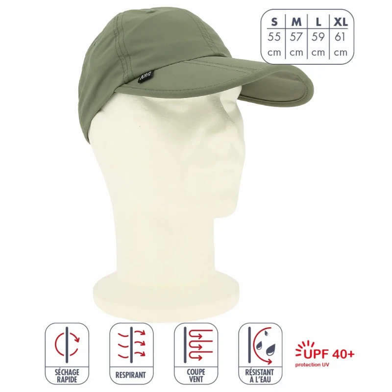 Image of Rain cap Elementerre Ibis Vert Unisex S (55 cm)