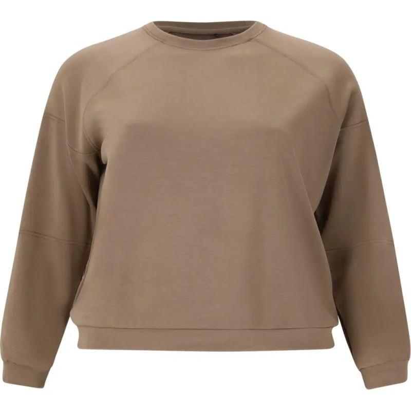 Image of Q Sportswear Sweatshirt round neck woman Q Sportswear Alaia Marron Female 48