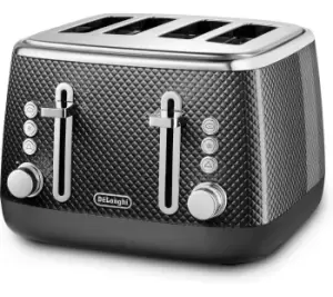 Image of DeLonghi Luminosa CTL4003BK 4 Slice Toaster