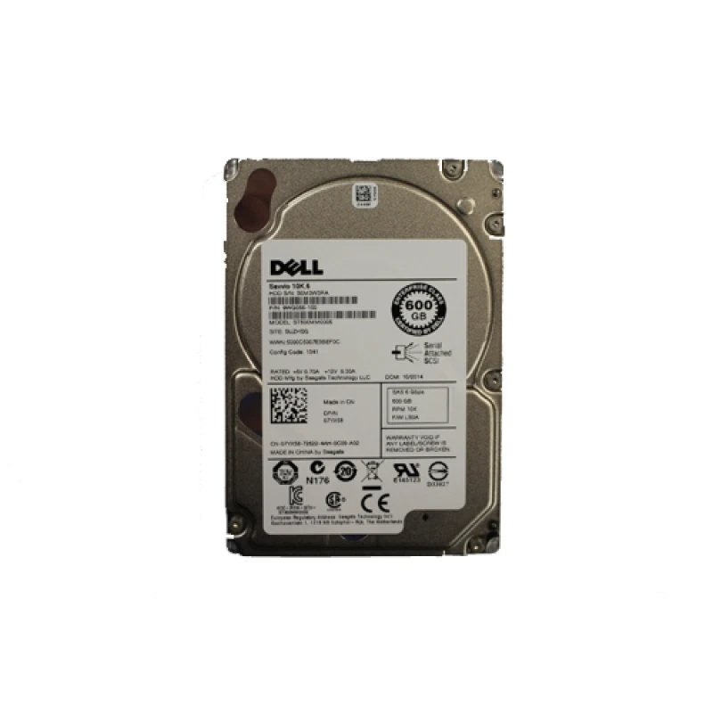 Image of DELL 7YX58 internal hard drive 600 GB 10000 RPM 2.5" SAS