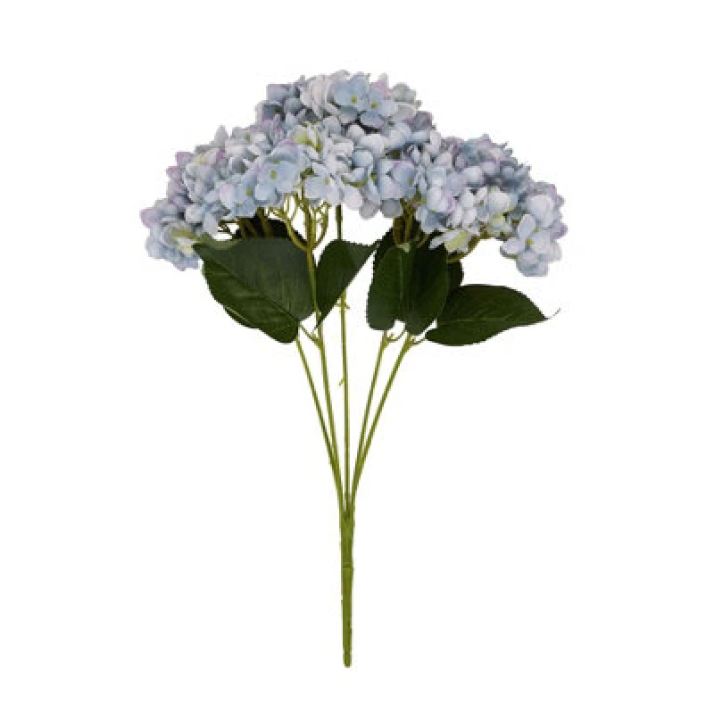 Image of Hill Interiors Hydrangea Bunch Artificial Flower Blue (One Size)