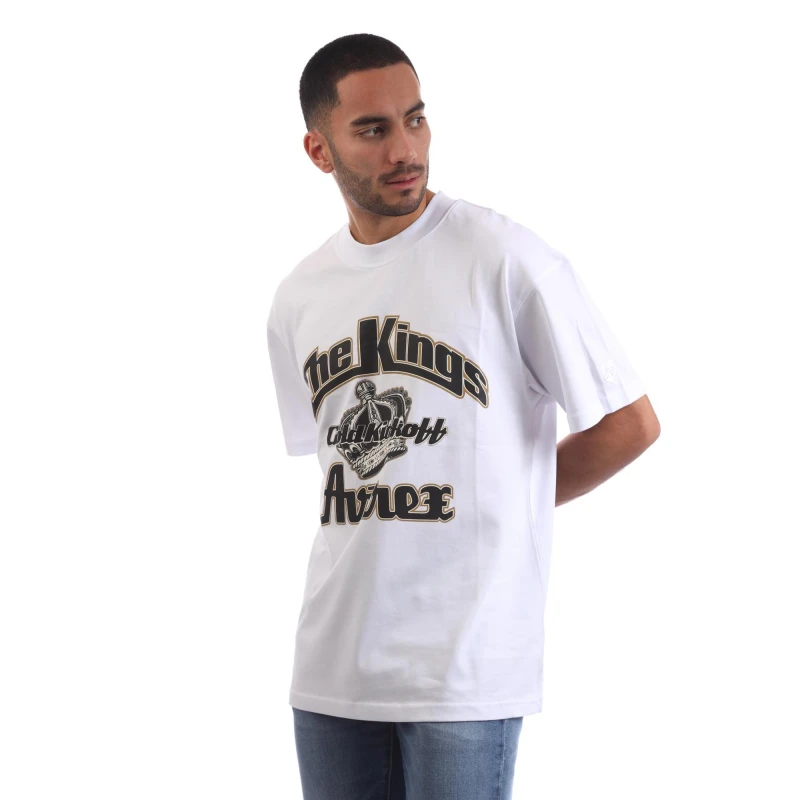 Image of Avirex Mens Glendale Oversized T-Shirt Black male X Small